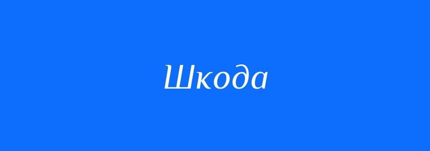 Омоніми до слова Шкода